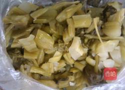 雪菜烧小鲳鱼的做法图解3