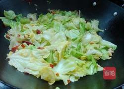 剁椒包包菜的做法图解4