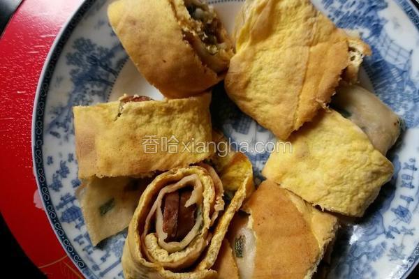 香肠鸡蛋煎饼