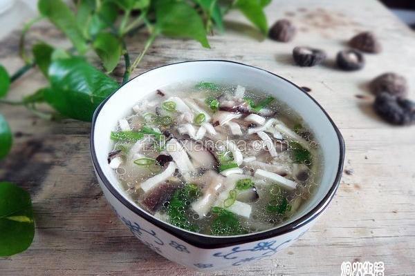 肉末香菇豆腐羹