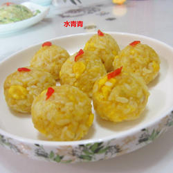咖喱蛋黄米饭丸子的做法[图]