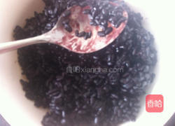 红豆紫米甜甜的做法图解1
