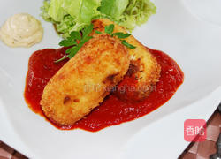 蟹肉白酱可乐饼的做法图解13