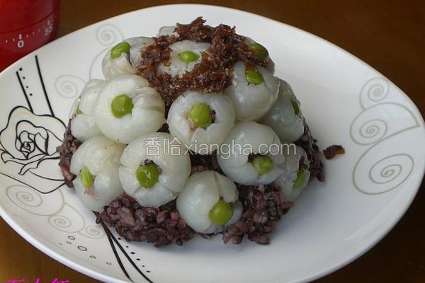 黑糯米荔枝扣