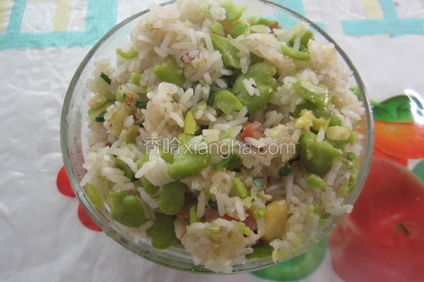 蚕豆咸肉饭