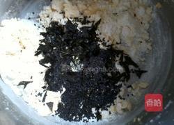 黑芝麻海苔饼干的做法图解5