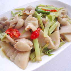 酸笋炒大肠的做法[图]