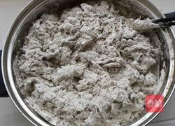 红糖荞麦黑芝麻花卷的做法图解3