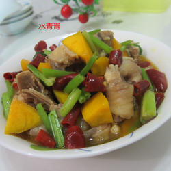 鸡肉南瓜丁的做法[图]