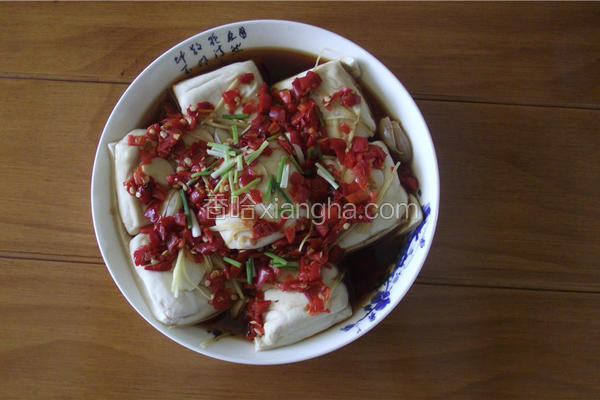 懒人剁椒豆腐