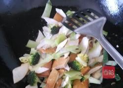 杏鲍菇炒香干的做法图解4