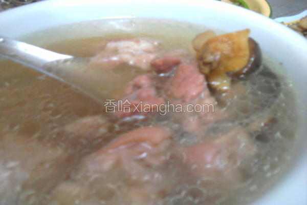 冬菇猪脚汤