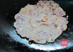包菜丝煎饼的做法图解7