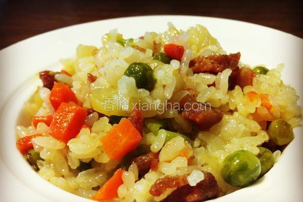 豌豆焖饭