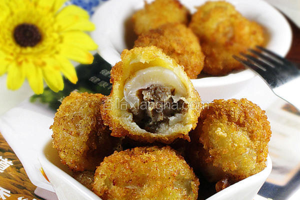 香酥荔枝丸子