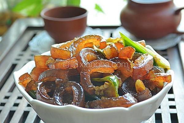 小炒腊肉皮