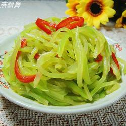 炝拌莴苣丝的做法[图]
