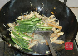 银芽青椒炒香干的做法图解11