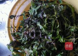 凉拌荠菜的做法图解1