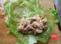 包菜烤鸭卷的做法图解7