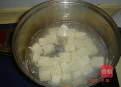 红油肉末豆腐的做法图解2