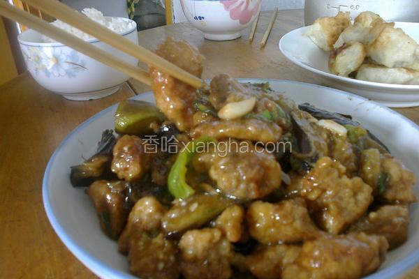 肉段烧茄子