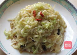 蒜蓉包菜丝的做法图解9