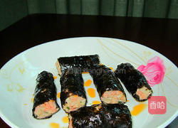 海苔肉末卷的做法图解9