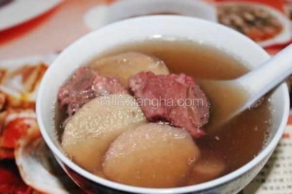 赤小豆粉葛排骨汤