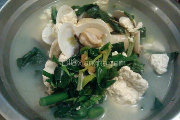 白贝炖豆腐
