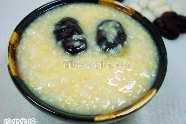 双米豆枣粥