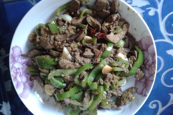 鸡肝尖椒