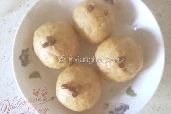 蜜豆南瓜牛奶馒头