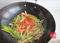 香干蒜薹炒肉丝的做法图解10