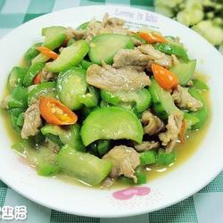 丝瓜炒肉片的做法[图]