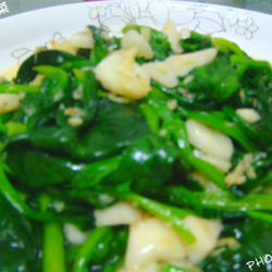 虾皮蒜泥菠菜的做法[图]