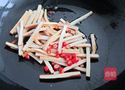 蚝油韭黄炒香干的做法图解4