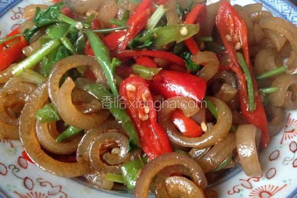 炒肉皮