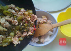 酸菜豆花鸡的做法图解5