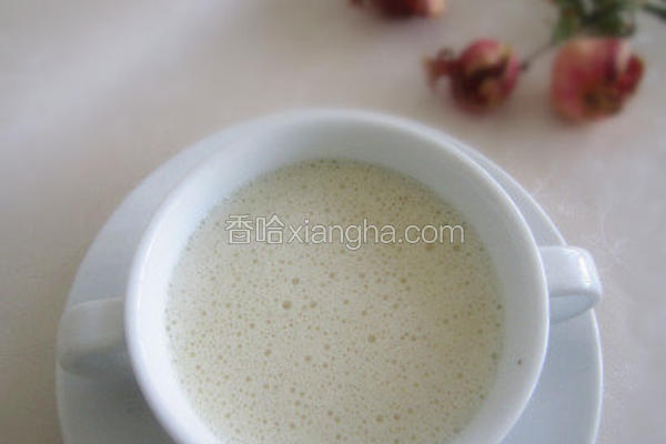 香浓爽滑热豆浆
