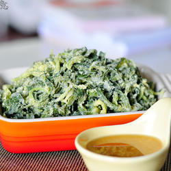 玉米面蒸野菜的做法[图]