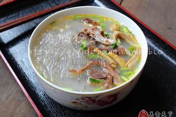 老鸭粉丝汤