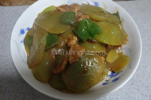 莴苣炒肉