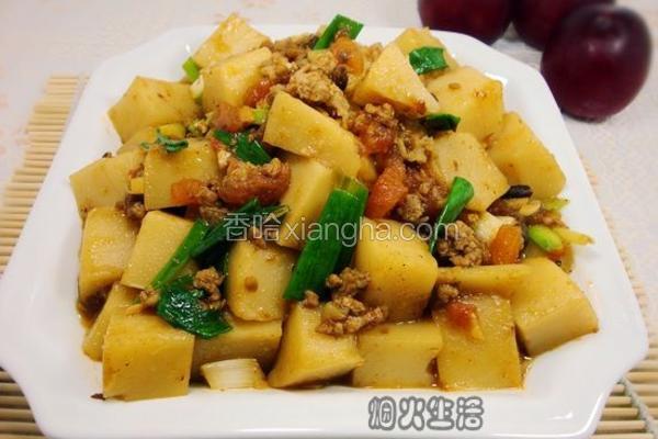 西红柿炒凉粉