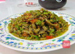 辣椒丁炒咸豆角的做法图解7
