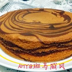 斑马戚风蛋糕的做法[图]