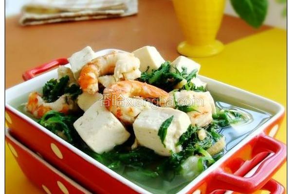 荠菜豆腐汤