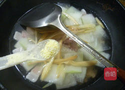 黄花菜咸肉冬瓜汤的做法图解9