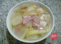 黄花菜咸肉冬瓜汤的做法图解11