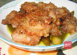 家常辣椒蒸米粉肉的做法图解11